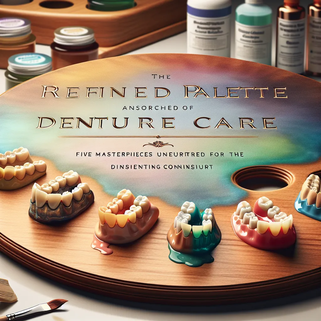 The Refined Palette of Denture Care: Five Masterpieces Unearthed for the Discerning Connoisseur