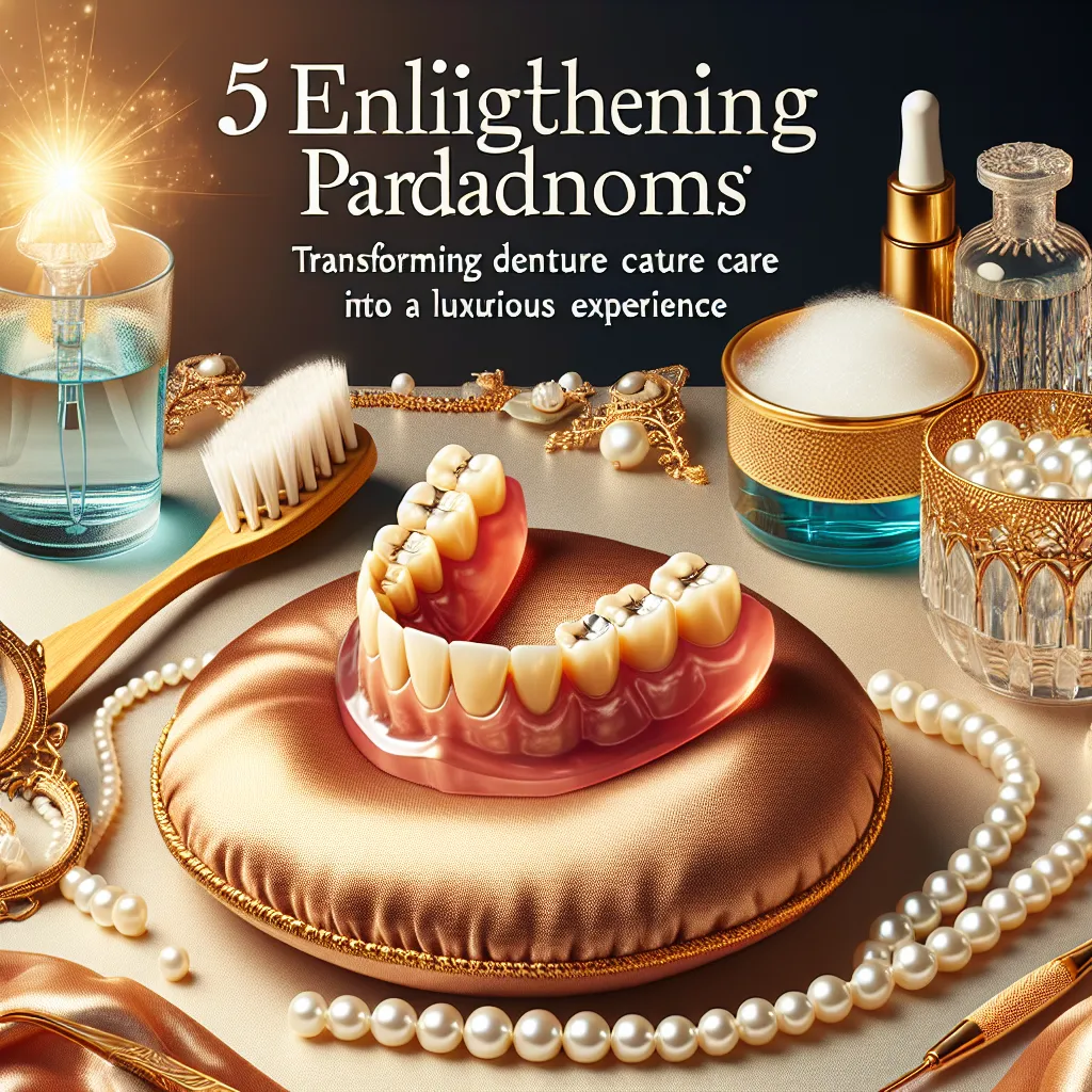 5 Enlightening Paradigms: Transforming Denture Care into a Luxurious Experience