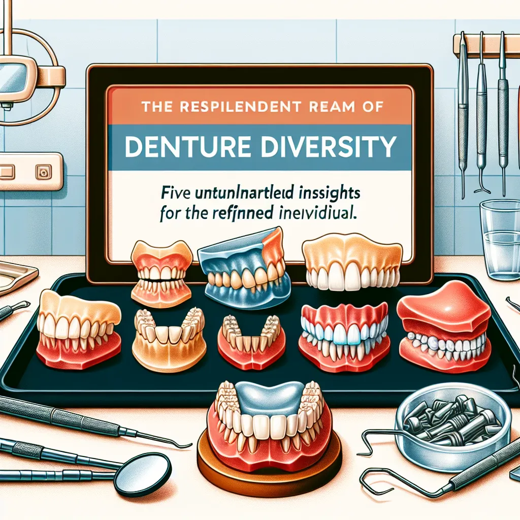 The Resplendent Realm of Denture Diversity: Five Unraveled Insights for the Refined Individual