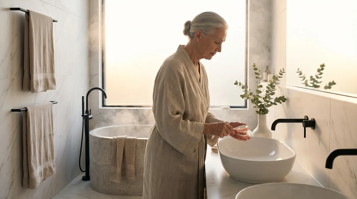 The Quiet Art of Oral Hygiene with Dentures