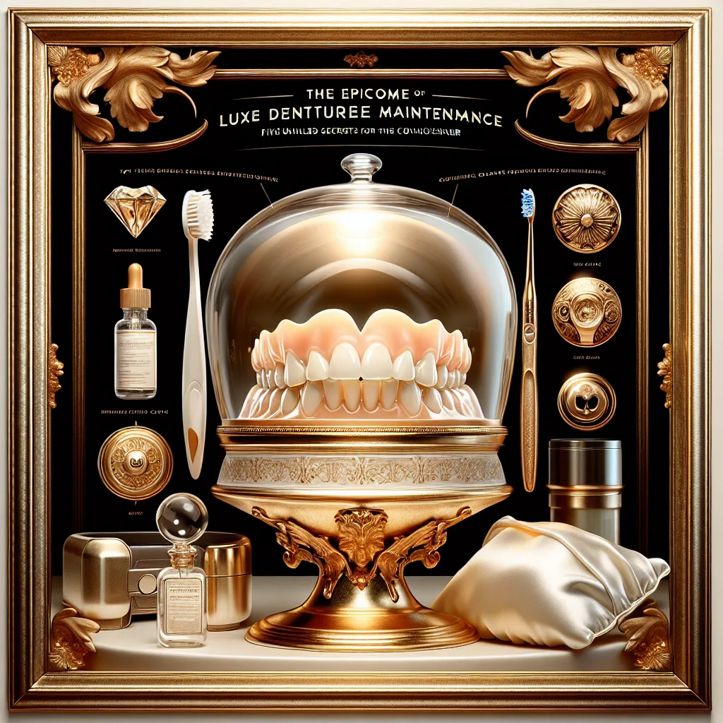 The Epitome of Luxe Denture Maintenance: Five Unveiled Secrets for the Connoisseur