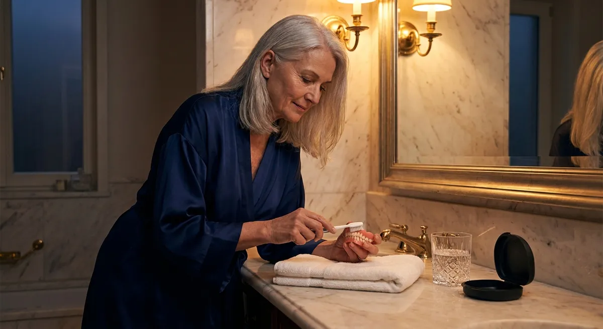 A Polished Smile: Oral Hygiene Rituals That Respect Fine Dentures