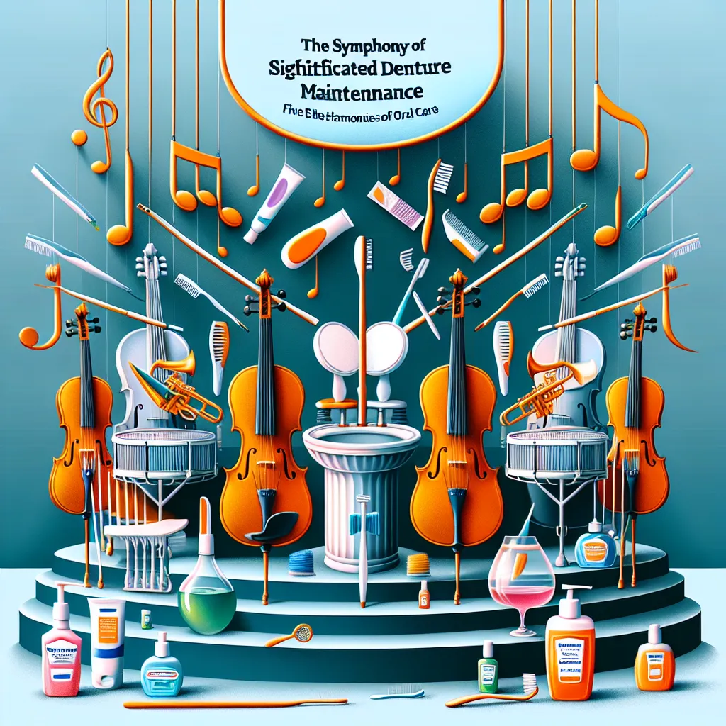 The Symphony of Sophisticated Denture Maintenance: Five Elite Harmonies of Oral Care