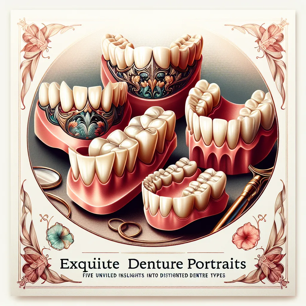 Exquisite Denture Portraits: Five Unveiled Insights into Distinguished Denture Types