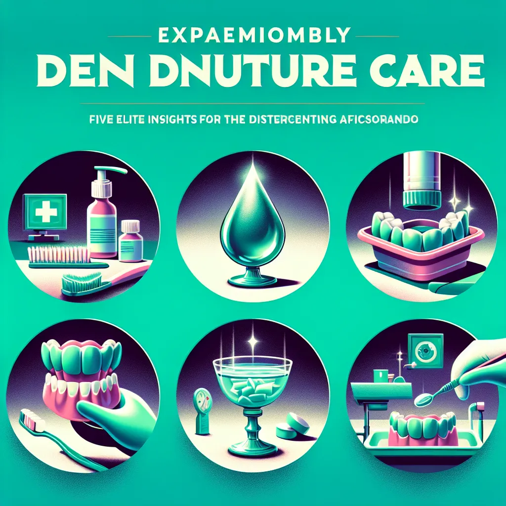 Exemplary Denture Care: Five Elite Insights for the Discerning Aficionado
