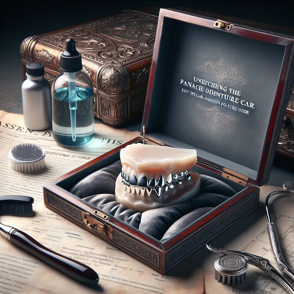 Unearthing the Panache of Denture Care: Five Stellar Insights for the Sophisticated User
