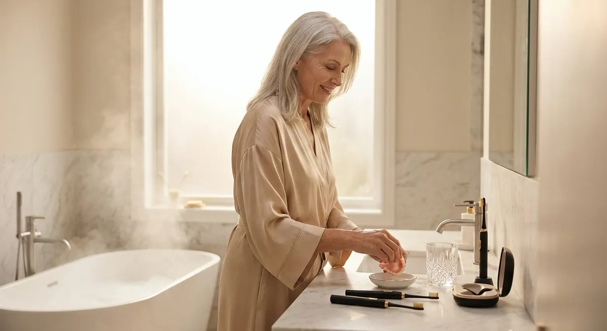 The Discreet Ritual: Oral Harmony for the Modern Denture Wearer