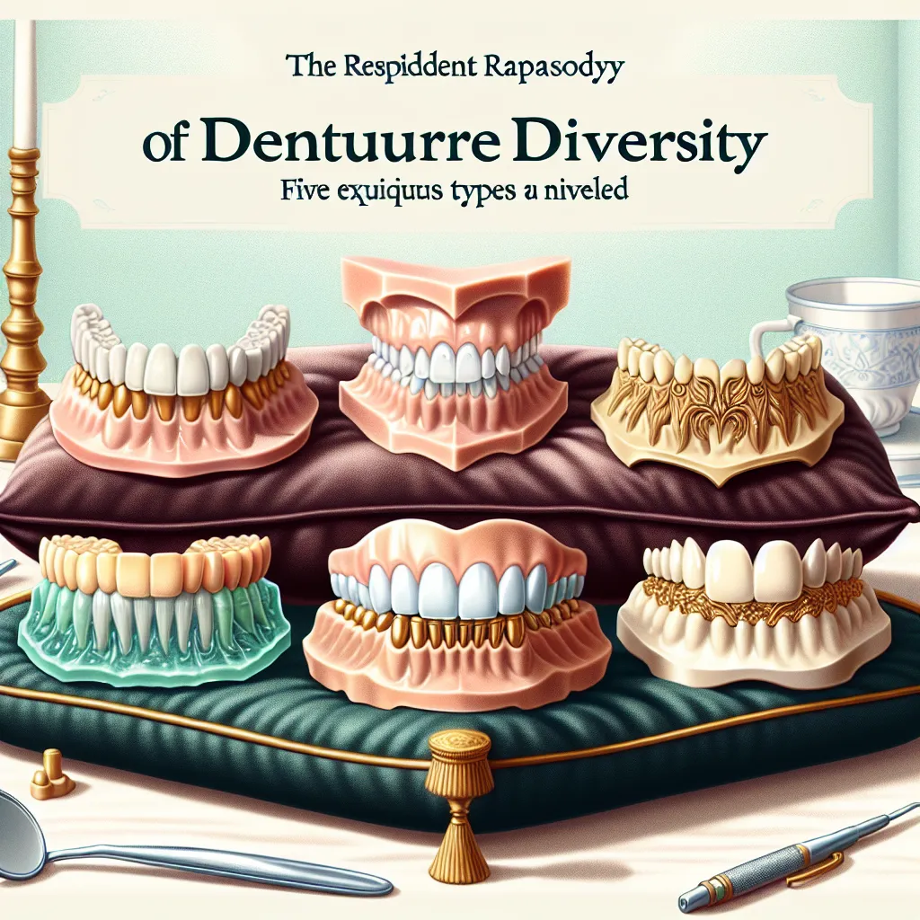 The Resplendent Rhapsody of Denture Diversity: Five Exquisite Types Unveiled