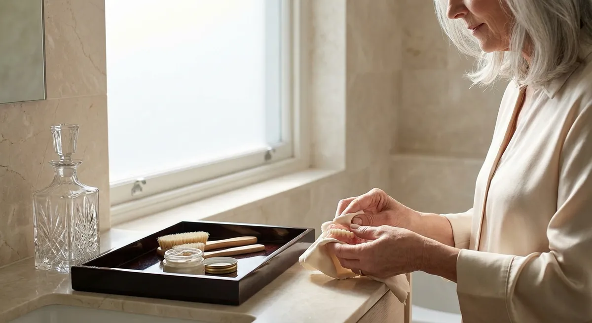 The Polished Standard: Oral Hygiene as a Luxury Ritual With Dentures