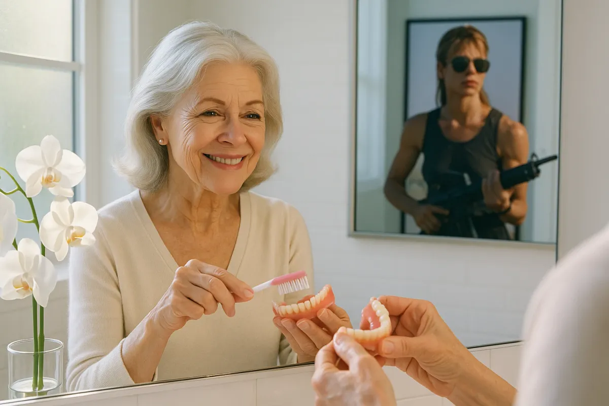 Aging, Beauty, and Your Best Smile: Refined Denture Care Lessons from Linda Hamilton’s Candid Comeback