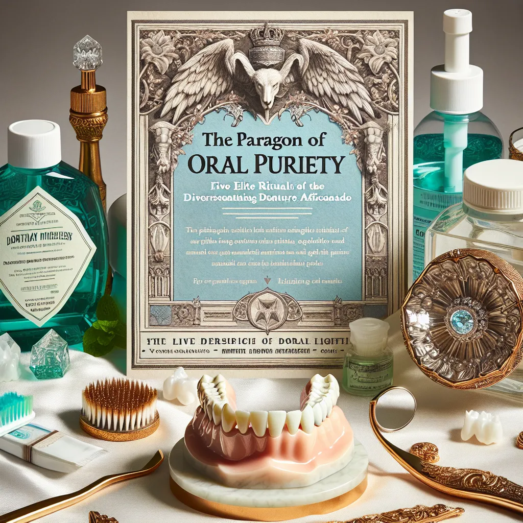 The Paragon of Oral Purity: Five Elite Rituals for the Discerning Denture Aficionado