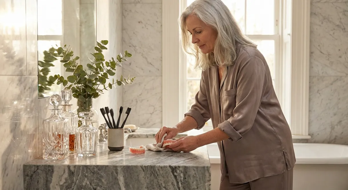 The Curated Clean: Oral Harmony for the Refined Denture Wearer