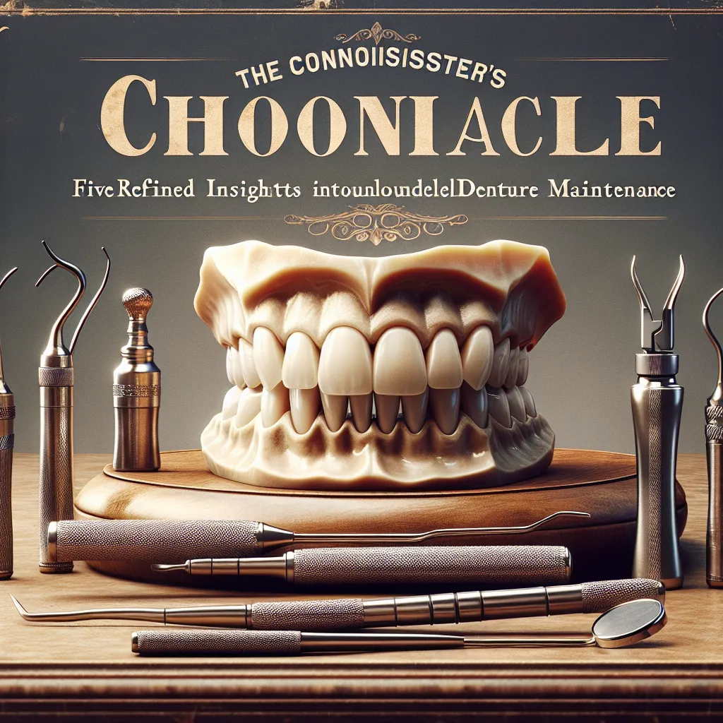 The Connoisseur's Chronicle: Five Refined Insights into Unparalleled Denture Maintenance