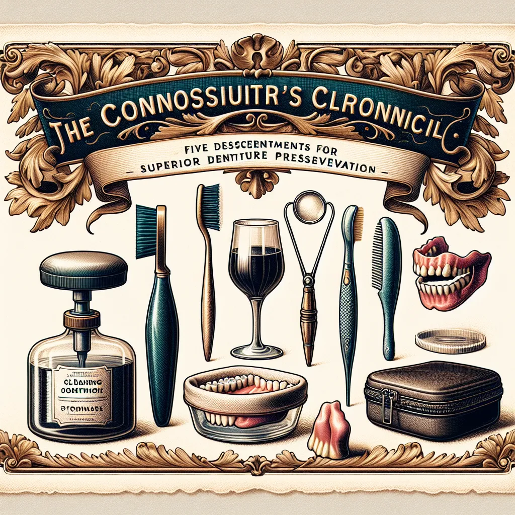 The Connoisseur's Chronicle: Five Exquisite Discernments for Superior Denture Preservation