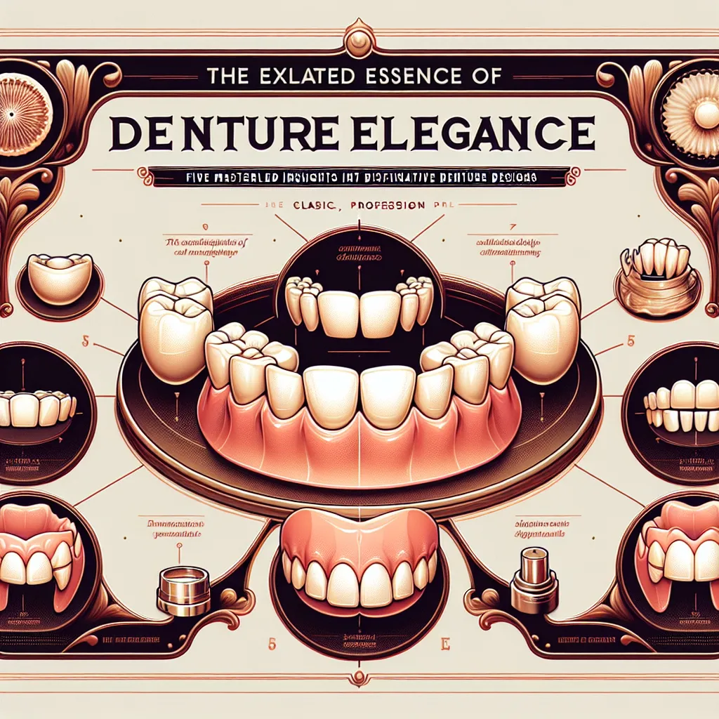 The Exalted Essence of Denture Elegance: Five Masterful Insights into Distinctive Denture Designs