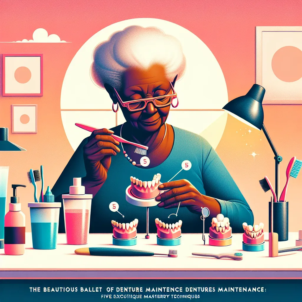 The Beauteous Ballet of Denture Maintenance: Five Exquisite Mastery Techniques