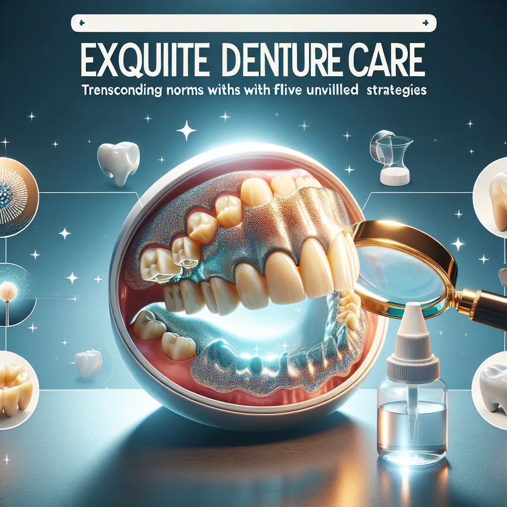 Exquisite Denture Care: Transcending Norms with Five Unveiled Strategies
