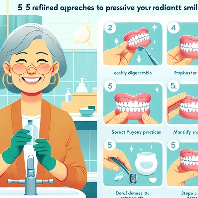 The Quintessence of Denture Upkeep: Five Refined Approaches to Preserve Your Radiant Smile