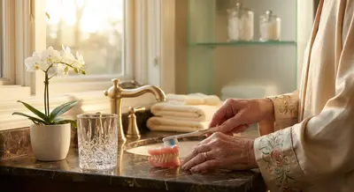 The Polished Routine: Oral Hygiene as a Daily Luxury for Denture Wearers