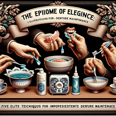 The Epitome of Elegance: Five Elite Techniques for Impeccable Denture Maintenance