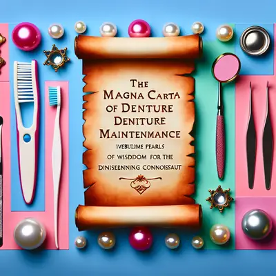 The Magna Carta of Denture Maintenance: Five Sublime Pearls of Wisdom for the Discerning Connoisseur