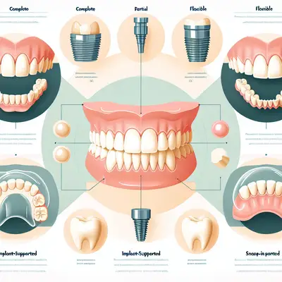 The Art of Oral Elegance: Five Distinctive Insights into Denture Types