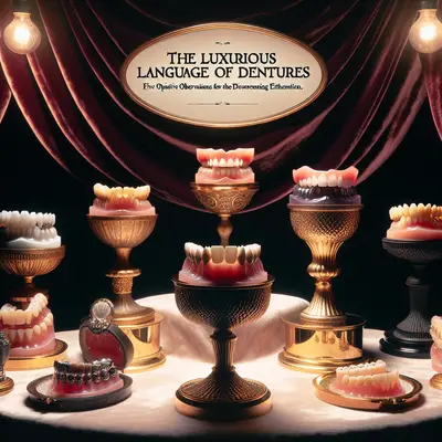 The Luxurious Language of Dentures: Five Opulent Observations for the Discerning Enthusiast
