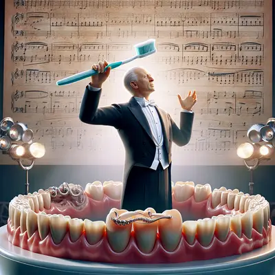 The Maestro's Manuscript: Five Harmonious Movements for Denture Elegance