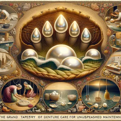 The Grand Tapestry of Denture Care: Five Exquisite Pearls of Wisdom for Unsurpassed Maintenance